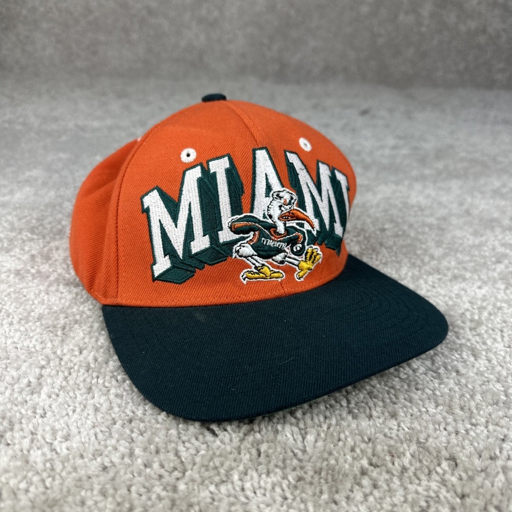 Zephyr Miami Canes Hurricanes Snapback Cap Hat Adjustable Authentic The Z Hat